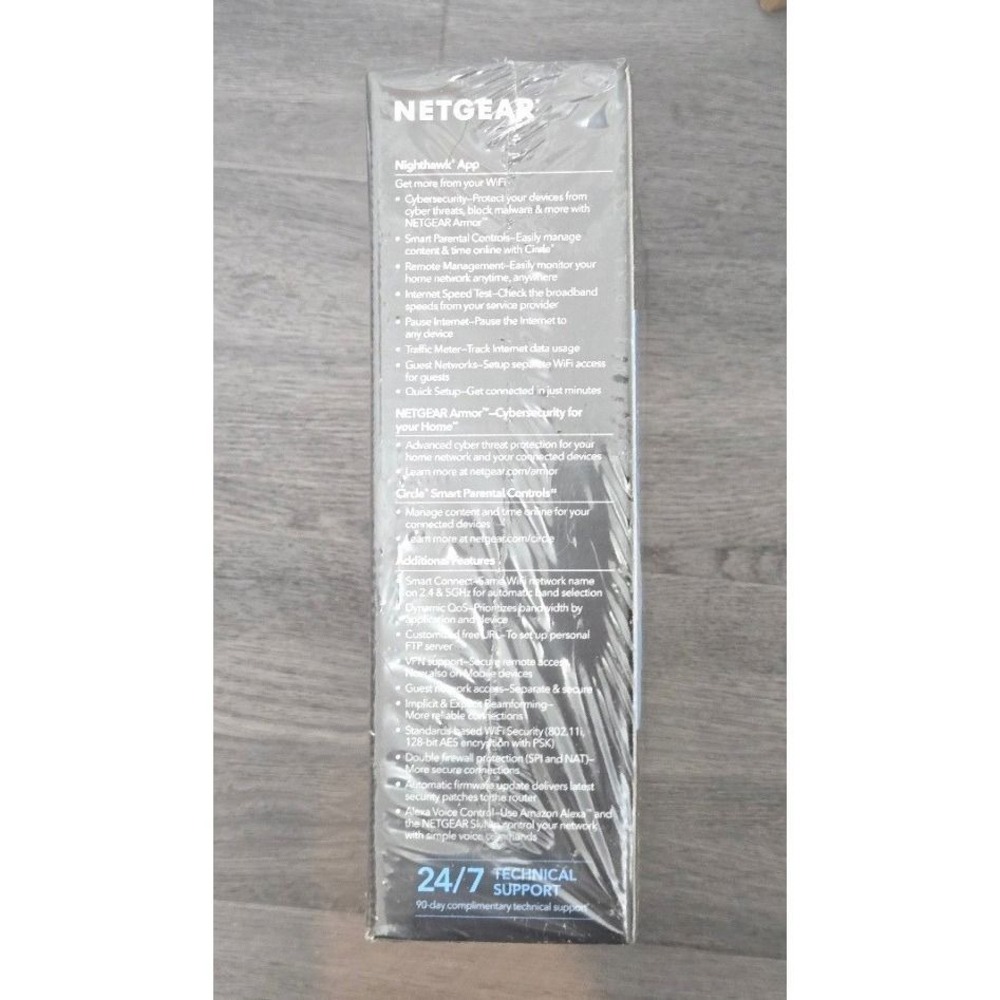 NETGEAR Nighthawk AC1900 Smart‎ WiFi Router R7000 Dual-Band Gigabit - Picture 3 of 6